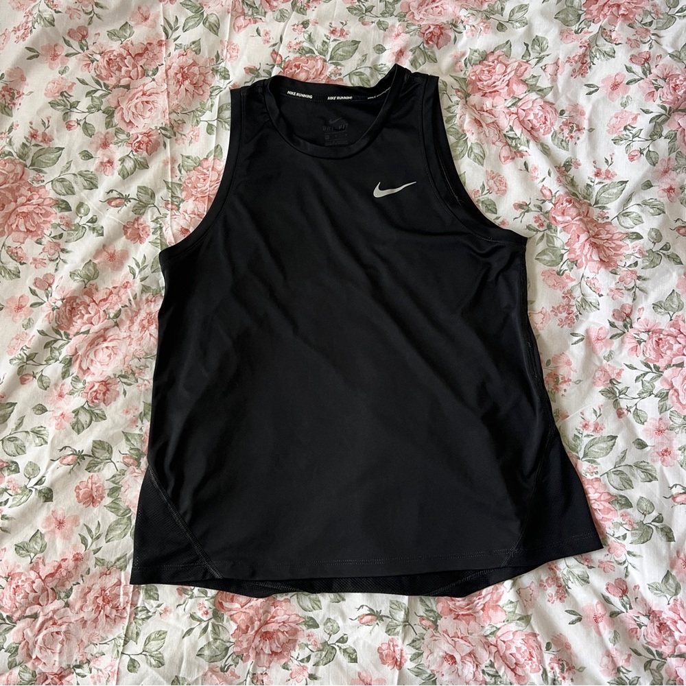 Nike Miler Dri-Fit Running Tank Top, M, Black